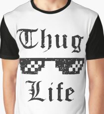 Thug life glasses print Graphic T-Shirt