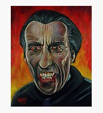 Dracula (Christopher Lee) Photographic Print