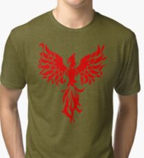 Red Phoenix Tri-blend T-Shirt