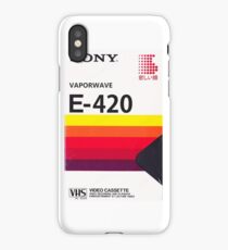 Vaporwave VHS iPhone Case