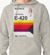 Vaporwave VHS Pullover Hoodie