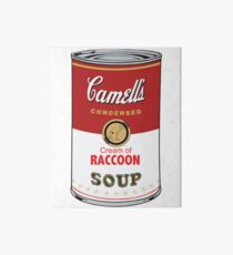 CAMELL’S Cream of RACCOON Soup Pop Art Art Board Print