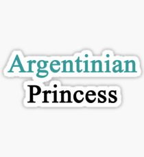 Argentinian Princess Sticker