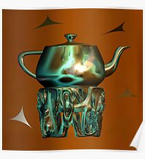 Grandma's Teapot Poster