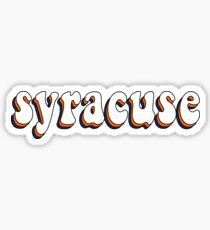 Syracuse Retro Sticker