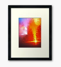 Alien forest Framed Print