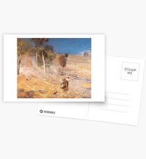 A Break Away by Tom Roberts Postcards