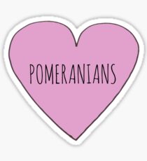 Pomeranian Love Sticker