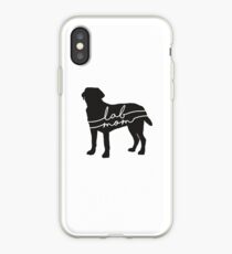 Schwarze Labormamma iPhone-Hülle & Cover