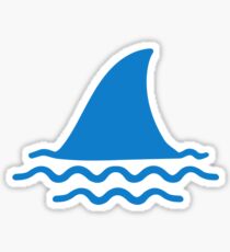Shark fin Sticker