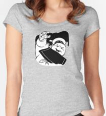 STAY PUFT ATTACK - 0293 Women's Fitted Scoop T-Shirt