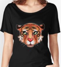 Cute Adorable Tiger Women's Relaxed Fit T-Shirt