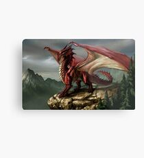 Red Dragon Metal Print