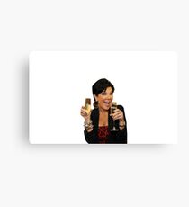 Kris Jenner Funny Canvas Print