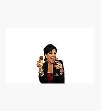 Kris Jenner Lustig Fotodruck