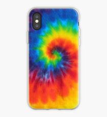 tie dye swirl rainbow iPhone Case
