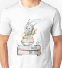Happy Birthday Bunny Unisex T-Shirt