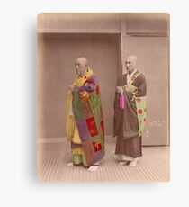 Japanese Buddhist Priests Canvas Print