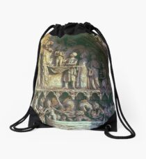 Detail Dagobert's Tomb C7, St Denis Cathedral France 19840826 0031 Drawstring Bag