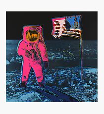 Andy Warhol Moon Walk high quality print Photographic Print