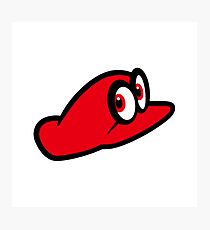 Mario Cappy Hat Photographic Print