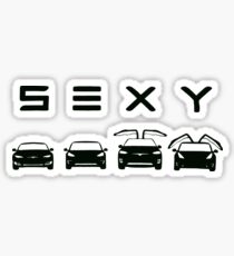 Sexy tesla Sticker