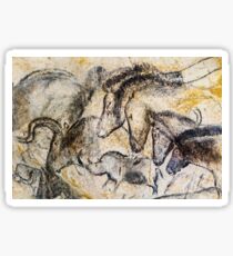 Chauvet Horses Aurochs and Rhinoceros Sticker