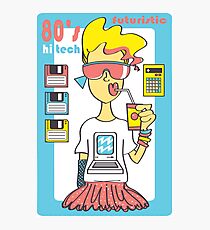 Hi Tech Girl Photographic Print