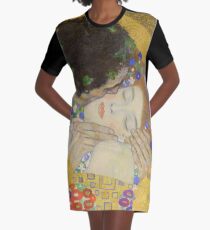 The Kiss - Gustav Klimt Graphic T-Shirt Dress