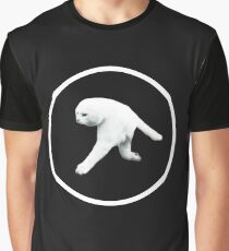 Aphex Twin - Two legged cat (white logo) Graphic T-Shirt