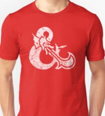 Dungeons&Dragons white ampersend Unisex T-Shirt