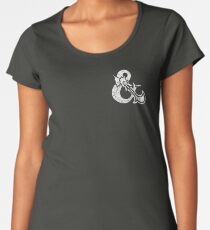 Dungeons&Dragons white ampersend Women's Premium T-Shirt