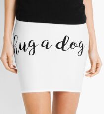 hug a dog Mini Skirt