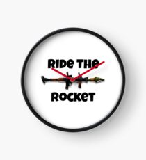 Ride the Rocket Clock