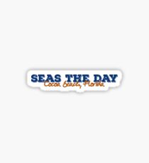 Seas the Day Cocoa Beach Florida Sticker