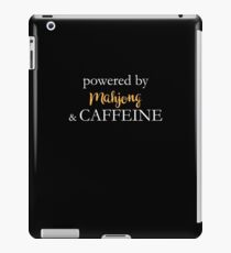 Powered By Mahjong And Caffeine iPad Case/Skin