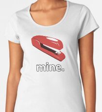 OFFICE SPACE STAPLER - 0206 Women's Premium T-Shirt