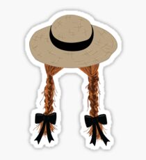 Anne Shirley's Braids Sticker