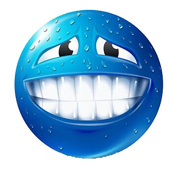 blue roblox emoji Magnet for Sale by goon-street