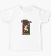 Wonka Chocolate Bar with Golden ticket Kids Tee