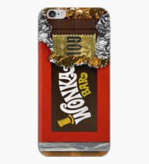 Vinilo o funda para iPhone Wonka Chocolate Bar con boleto dorado