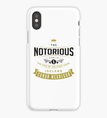 Conor McGregor The Notorious Dublin iPhone Case