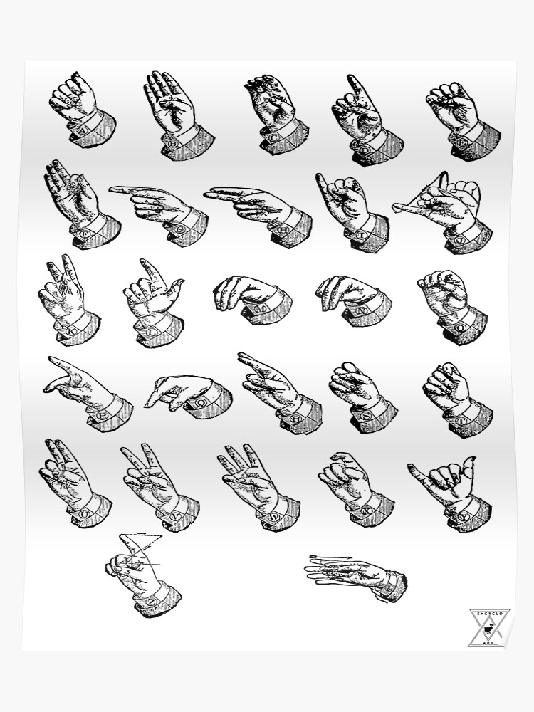 Sign Language Number Chart