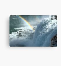 Rainbows Over the Falls Canvas Print