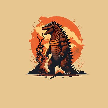 Godzilla King 0.1 Sticker for Sale by Dreamy-Spirit