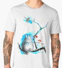 sumi-e totoro Men's Premium T-Shirt