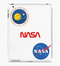 Three different official NASA logos iPad Case/Skin