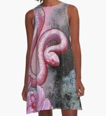 Vestido acampanado Serpiente