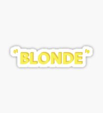 blonde Sticker