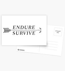 Endure, Survive Postcards